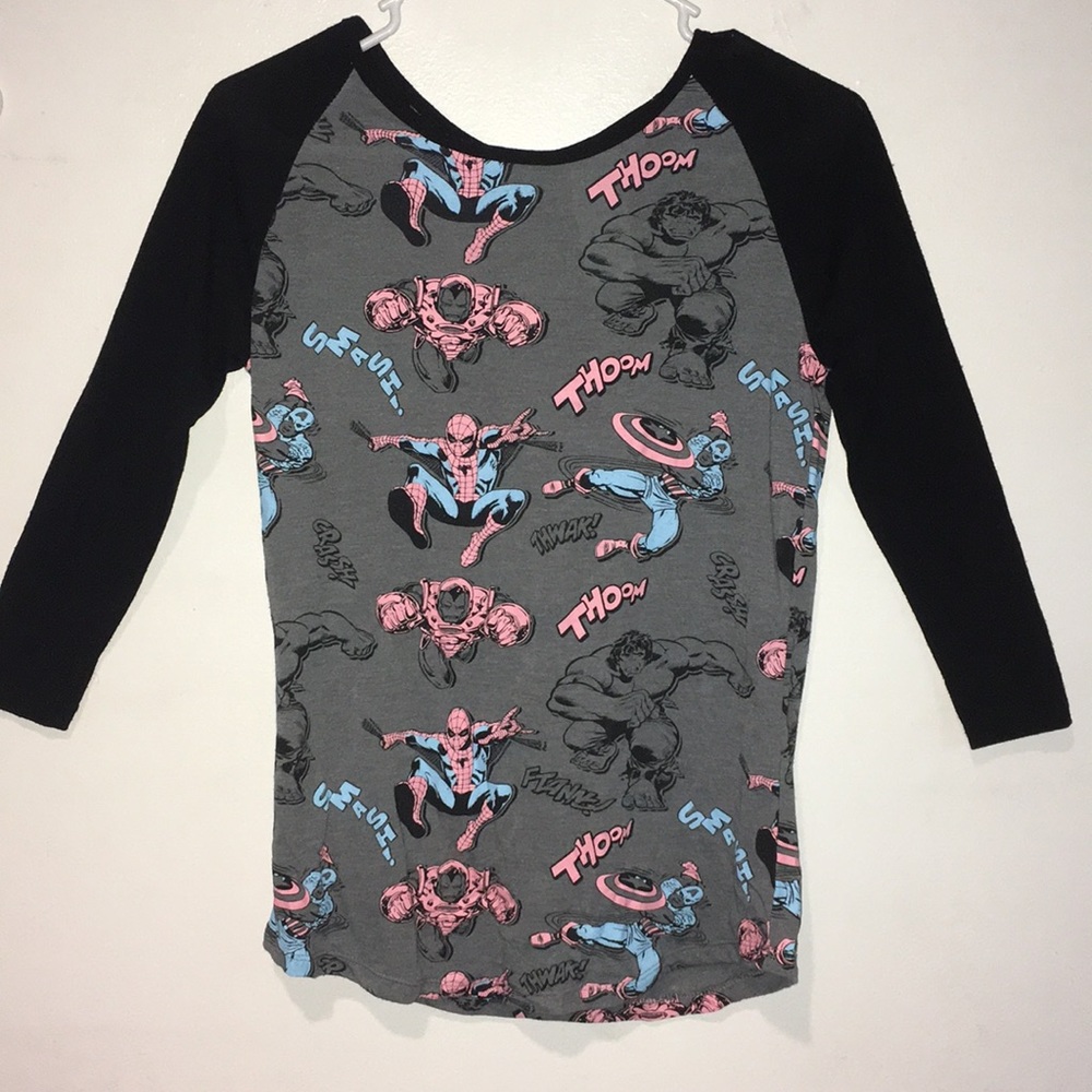 Marvel Long Sleeve Pajama Shirt